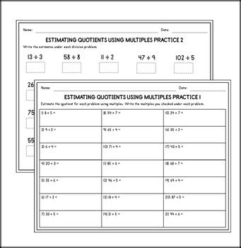 Estimate Quotients Using Multiples Lesson 4.1 的图像结果