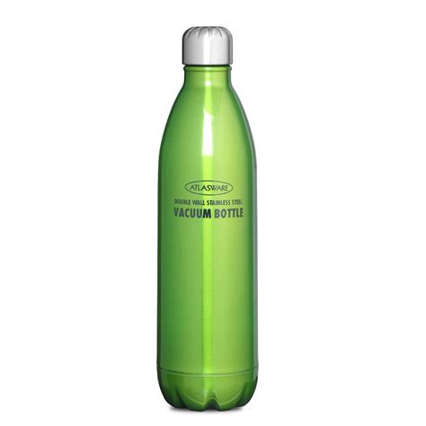 Atlasware Stainless Steel Hot and Cold Vacuum Bottle Light Green ...