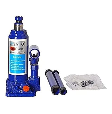 Woschmann - Car Jack Hydraulic Bottle Jack with Safety Valve Blue Car ...