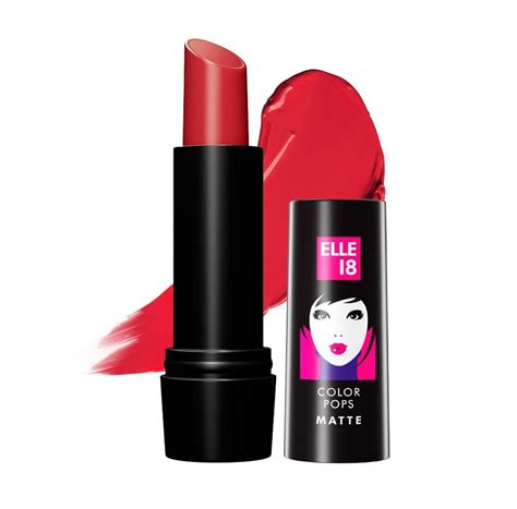 Buy Elle 18 Color Pop Matte Lip Color| R31| Crazy Red| 4.3 g Online at ...