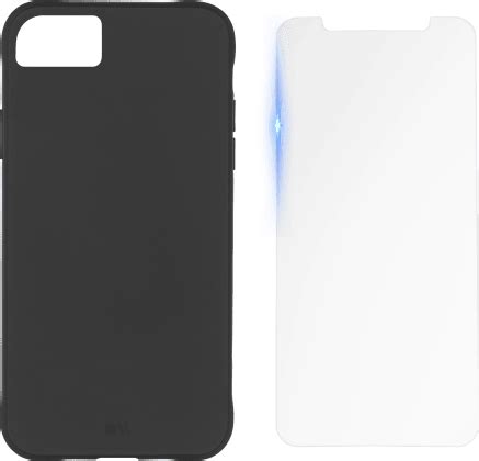 Case-Mate Apple iPhone SE (3rd Gen)-SE-8-7 Case & GLASS Screen Bundle ...
