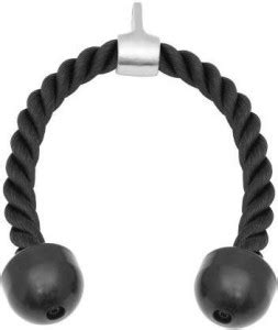 VSM Biceps Triceps Rope Triceps Bar for Fitness Workouts - Black ...