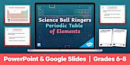 Sixth Grade Periodic Table of Elements Science PowerPoint