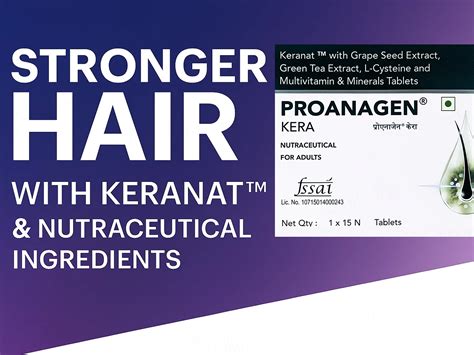 Buy Proanagen Kera Nutraceutical Tablet Online at Best Price | Clinikally