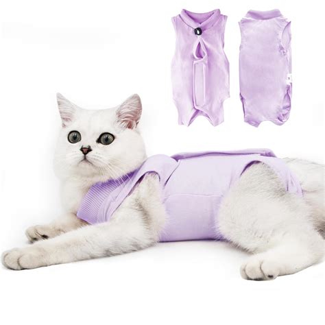 Cat Professional Recovery Suit for Abdominal Wounds or Skin Diseases, E ...