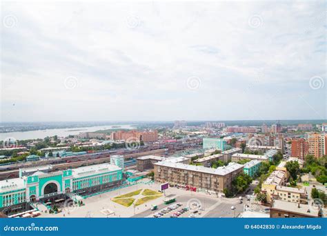 The City of Siberia Novosibirsk Editorial Image - Image of street ...