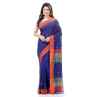Buy dB DESH BIDESH Women's Traditional Bengali Soft Tant Handloom ...