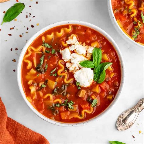 Lasagna Soup (Vegan and Dairy-Free) | World of Vegan