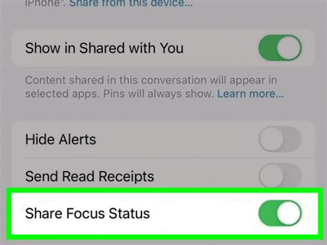 What is Share Focus Status and How to Use It: iPhone & iPad