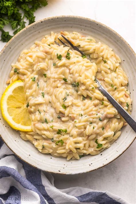One Pot Lemon Orzo pasta - The Recipe Rebel