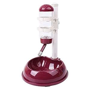 Automatic Pet Cat Dog Water Drinker Dispenser Food Stand Hamster Feeder ...
