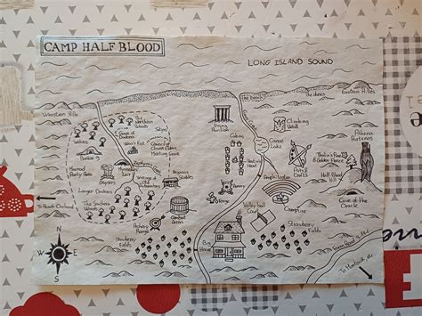 Percy Jackson Camp Half-blood Map - Etsy