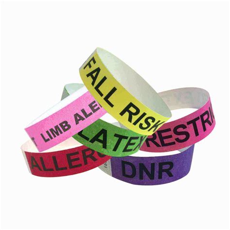 Medical & Hospital Wristbands | COVID19 & Alert Wristbands