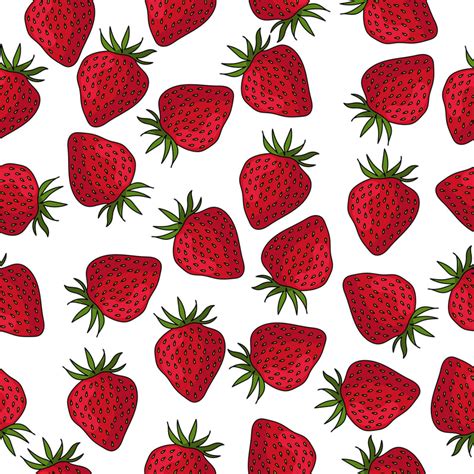 Red Strawberry Self Adhesive Sticker For Refrigerator – Myindianthings