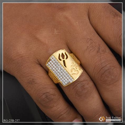 Rings for Men – 1 Gram Gold Ring for Men | Gents Ring Design at Soni ...