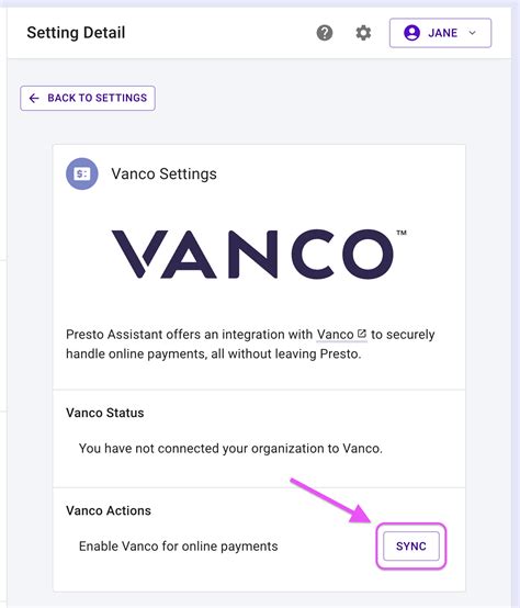 Set Up Vanco Online Payments