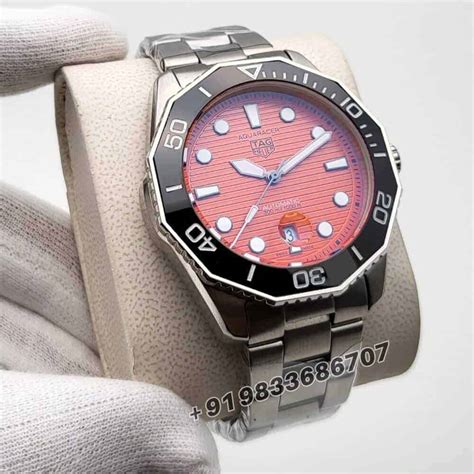 Tag Heuer Aquaracer Professional 300 Stainless Steel Orange Diver 43mm ...
