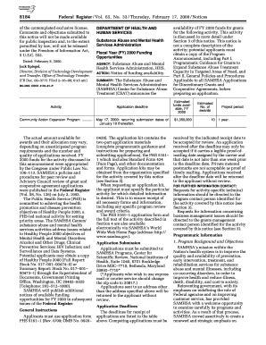 Fillable Online gpo Fiscal Year (FY) 2000 Funding - U.S. Government ...