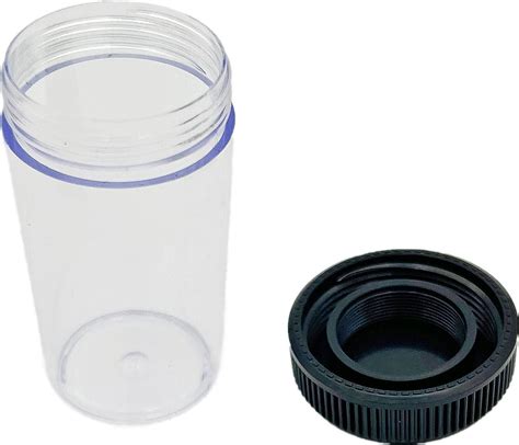 RMS Objective Containers - Set of 4 Black Plastic Microscope Objective ...