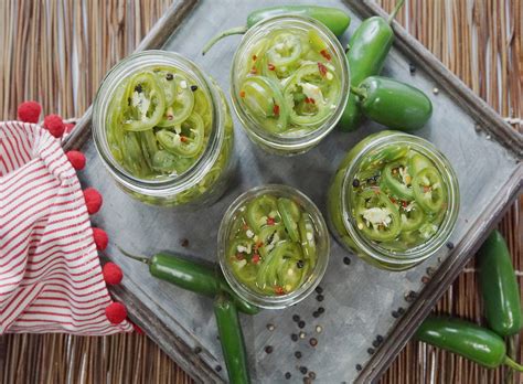 Sweet Pickled Jalapeño Peppers - Emily Ellyn