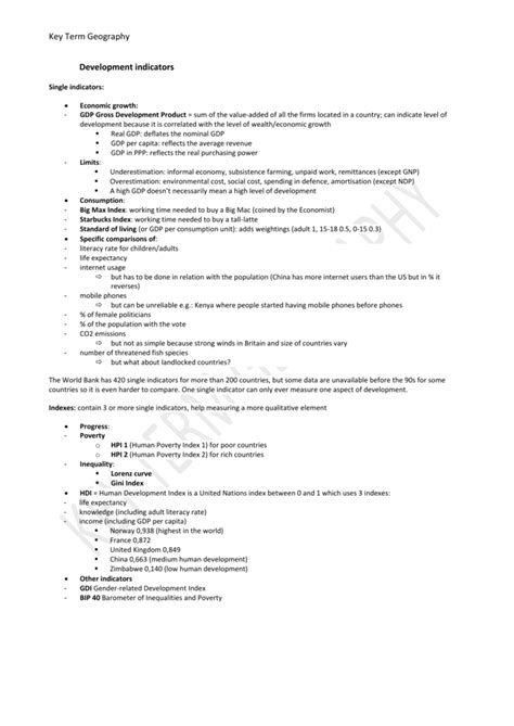 Development Indicators Geography 的图像结果