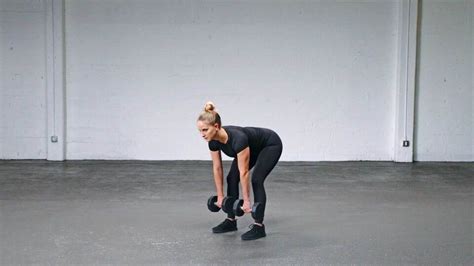 How to do a Dumbbell Romanian Deadlift to Bent Over Row