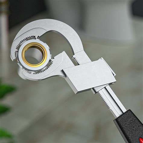 Universal Adjustable Double-ended Wrench Multifunctional Bathroom ...