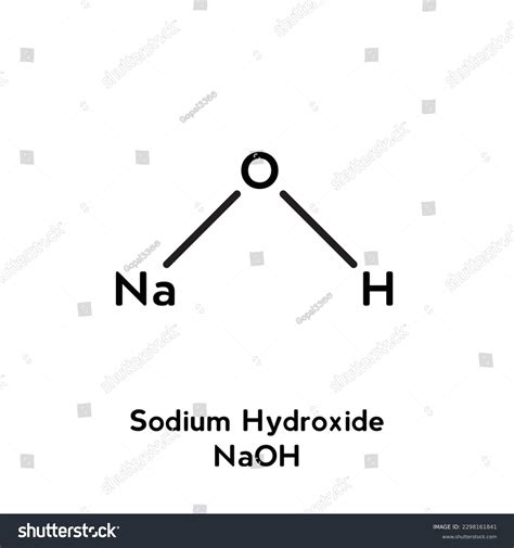 Naoh Molecular Structure An Organic Compound [A], Having A Specific