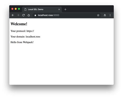 Image result for SSL HTTPS Local Network