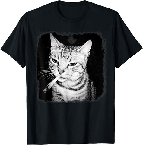 Amazon.com: Cigarette Kitten Gang Cat Smoking Cigarette Funny Cat Meme ...