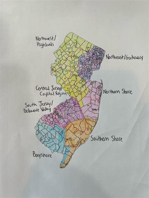 Map Of North Jersey Beaches