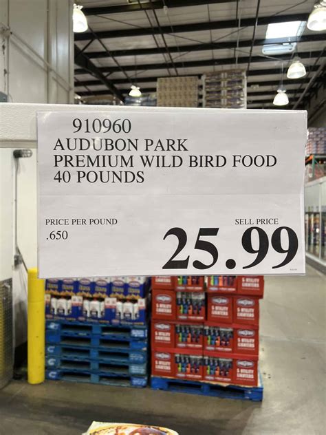 Wild Bird Seed at Costco (Large 40 Pound Bag)