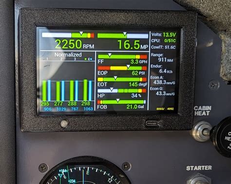 Insight G4 Aviation Engine Monitor 的图像结果