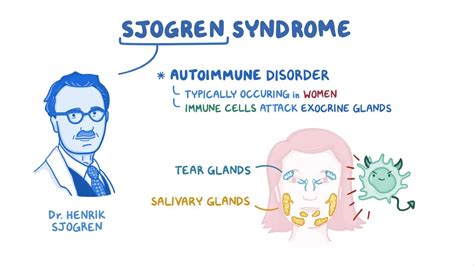 Sjogren syndrome: Video, Causes, & Meaning | Osmosis