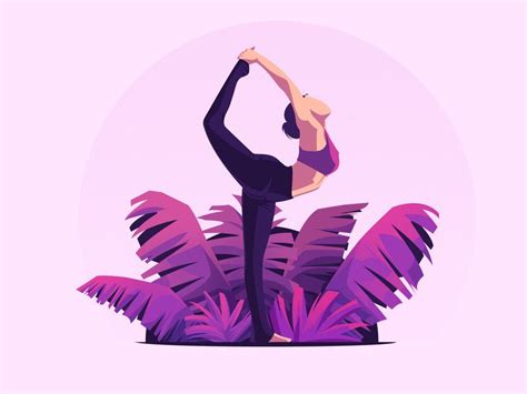 illustration yoga