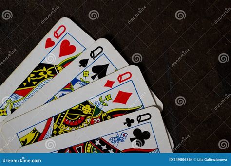 Four queens. Playing cards stock photo. Image of deck - 249006364