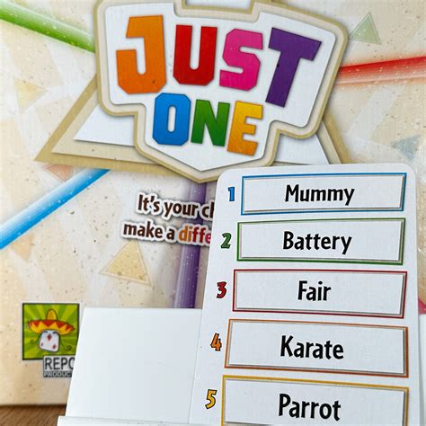 Just One Review - Board Game Review