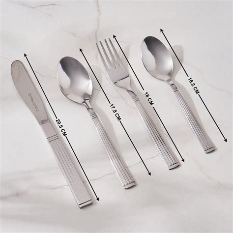 Buy Glister Ashton 24Pcs Stainless Steel Cutlery Set from Home Centre ...
