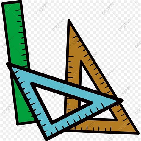 Colorful Rulers Clipart PNG Images, Cartoon Vector Color Ruler Material ...