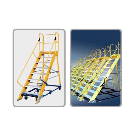 Fiberglass Mobile Platform Ladder - Reliable and Affordable Price