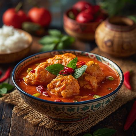 Thai Red Curry Chicken with Coconut Milk | Anna Meals