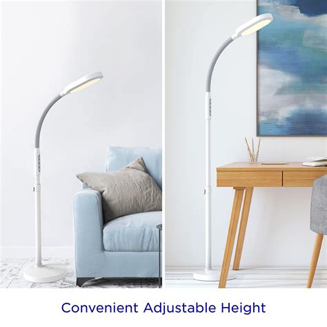 Amazon Verilux Floor Lamp SmartLight LED Modern Floor Lamp Graphite