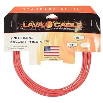 Lava Cable Tightrope Pedalboard Cable Kit, 10 Feet Red : Amazon.in ...