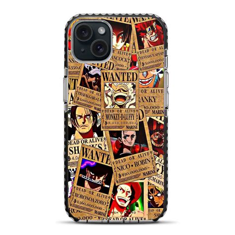 Wanted Posters One Piece Anime iPhone 15 Plus Stride Phone Case – SINGH ...