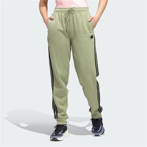adidas Future Icons 3 Stripes Regular Pants - Green | adidas India