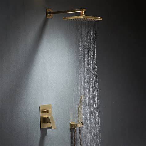 Shower Faucet,Shower Faucet Rainfall Shower Head System Set ...