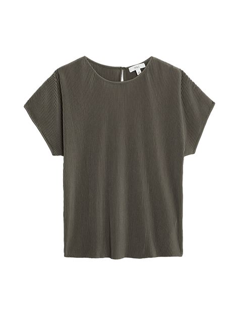 Buy Jersey Ribbed Top at Marks & Spencer