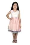 Buy Peach Cotton Polka Dot Dress For Girls by Ribbon Candy Online at ...