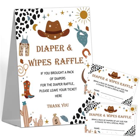 Diaper Raffle Wording