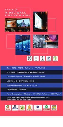 LED Video Wall Display - P6 6 X 8 Feet Outdoor Led Video Wall ...